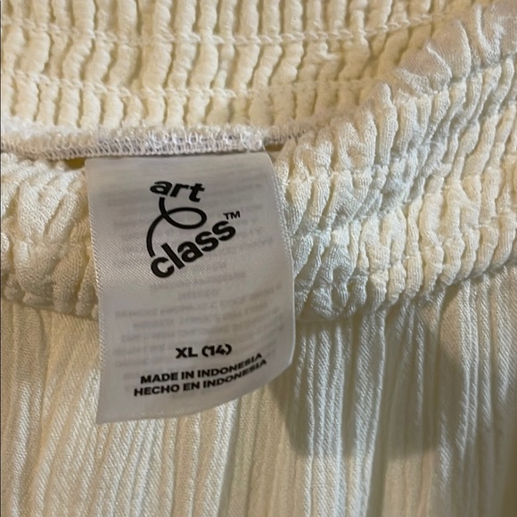 Art Class Cream Wide-Leg Trousers - Picture 5 of 9